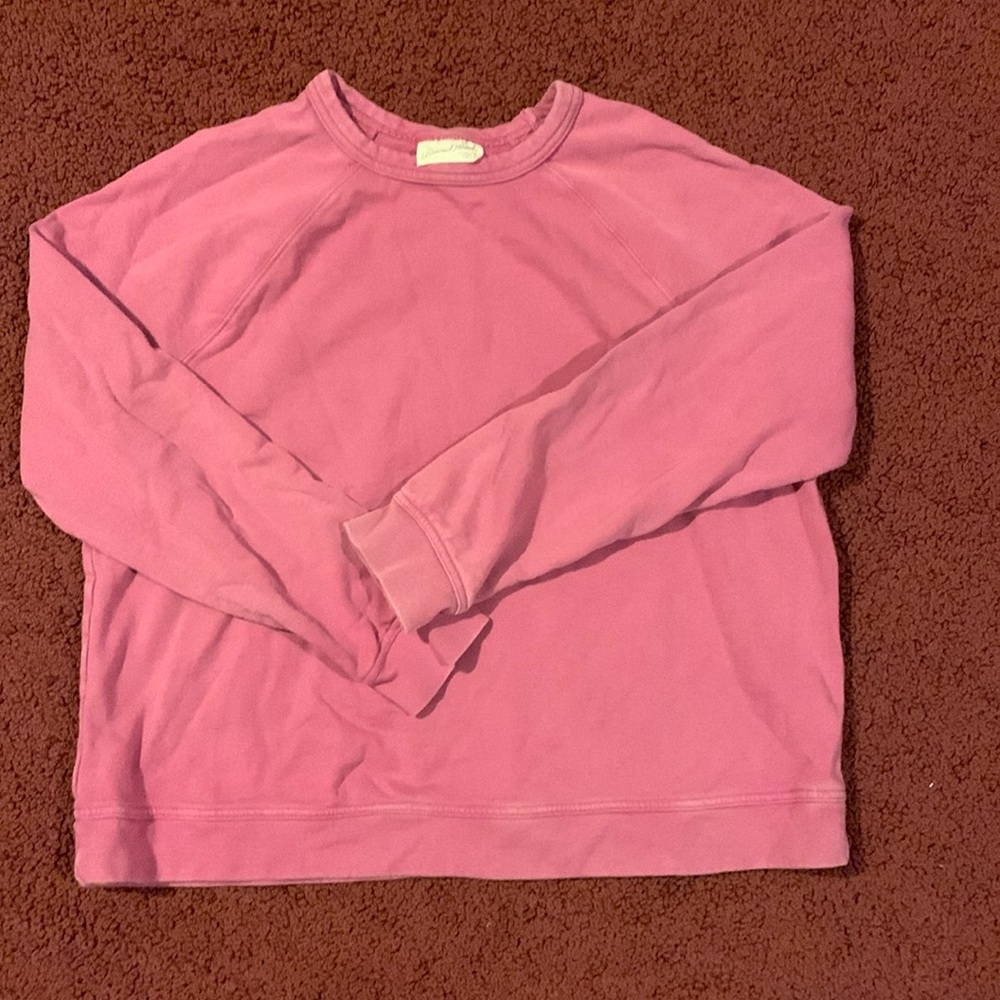 Universal Thread Distressed Pink Pullover Crewneck